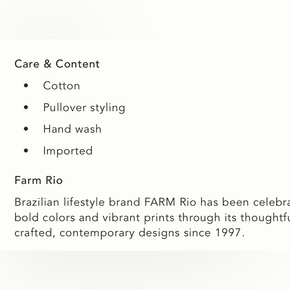 Farm Rio puff sleeve tie back Poplin mini dress 👗 - Picture 3 of 5